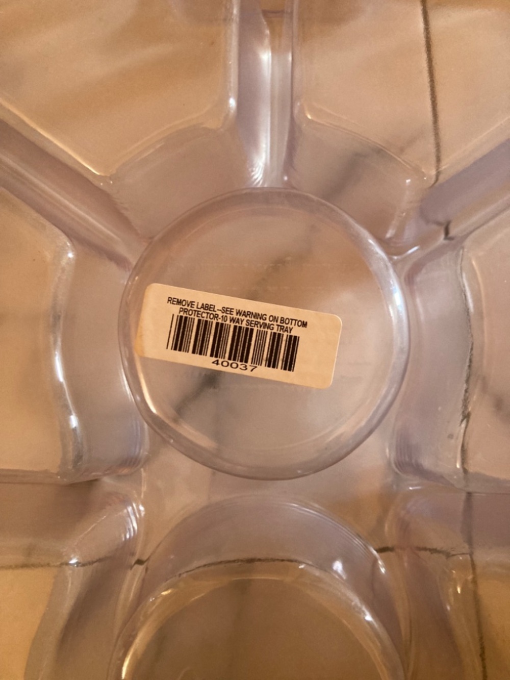 NWOT Longaberger Large Hostess Tray Lot 5 10 Way Inserts Fruit Medley Liner HTF - Picture 9 of 11